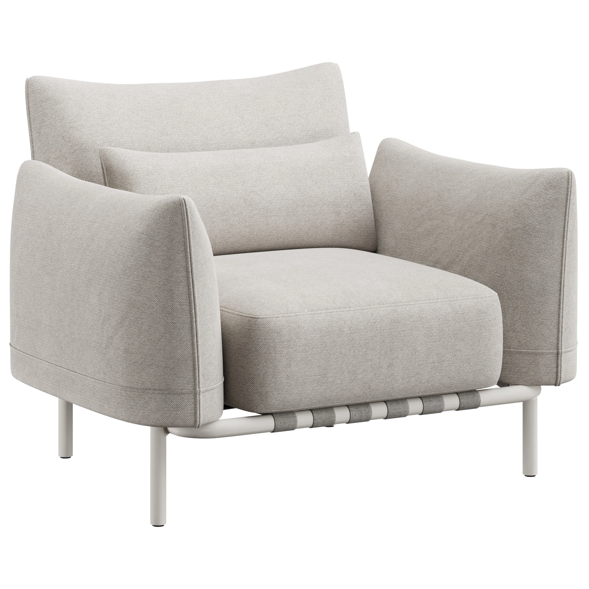 Brea Lounge Chair 3D Model .c4d .max .obj .3ds .fbx .stl .blend 