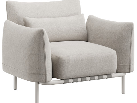 Brea Lounge Chair 3D Model