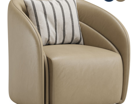 Botao Armchair by Natuzzi 3D Model