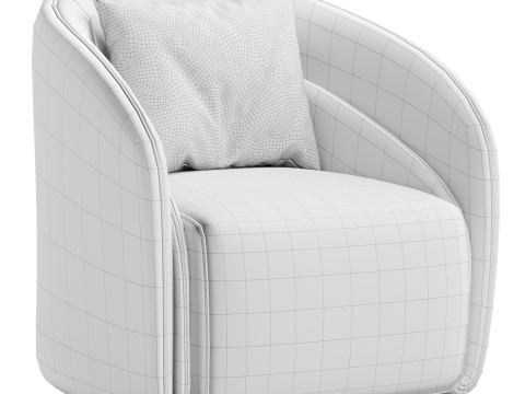 Botao Armchair by Natuzzi Model 3D