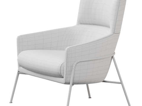 Adele Armchair by Twils 3D Модель