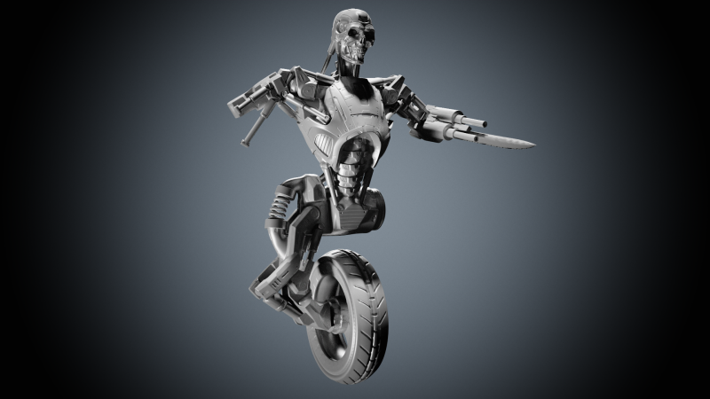 Terminator Modèles 3D en vedette .c4d .max .obj .3ds .fbx .stl .blend 
