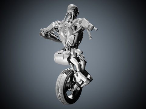 Terminator Modèles 3D en vedette