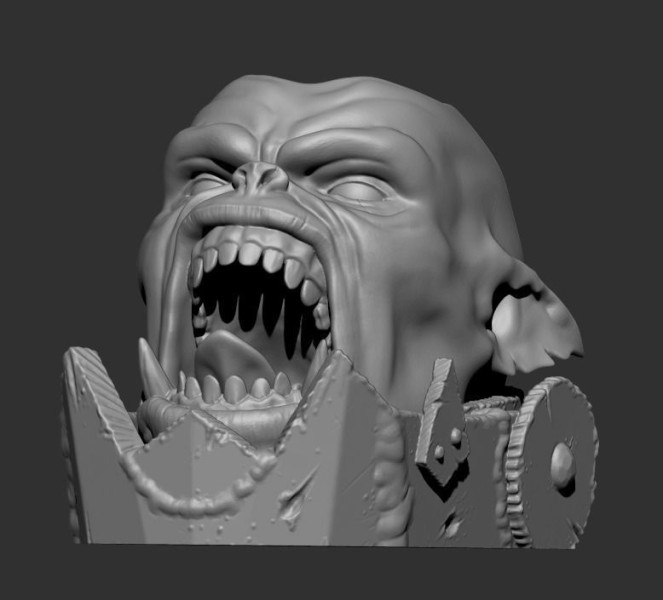 Ork stand 3D Принт Модель .c4d .max .obj .3ds .fbx .stl .blend