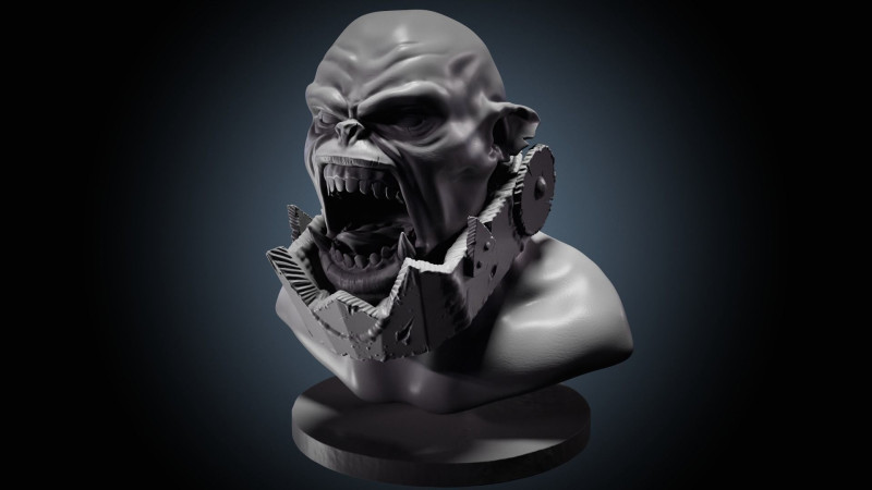 Ork Model Cetak 3D .c4d .max .obj .3ds .fbx .stl .blend 