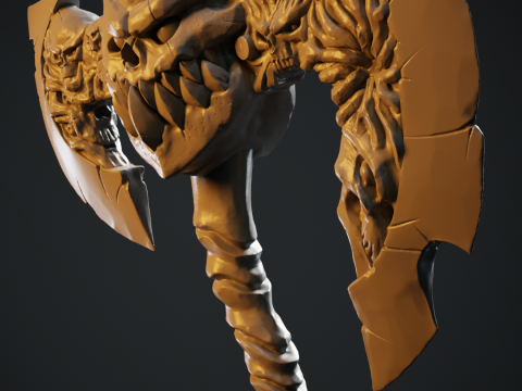 Axe darksiders Model Cetak 3D