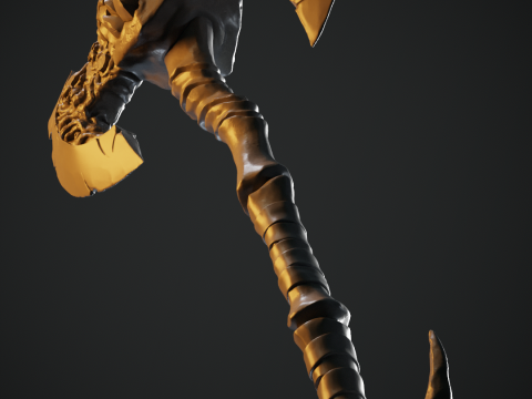 Axe darksiders Model Cetak 3D