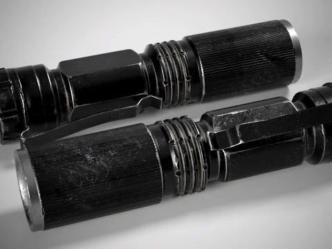 Flashlight 3D Model