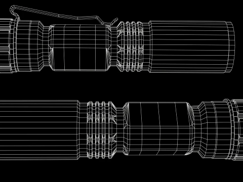 Flashlight 3D Model