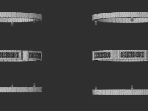 Обручальные кольца 3D Принт Модель