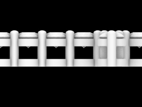 Cross with diamonds 3D Baskı Modeli