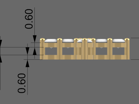 Cross with diamonds 3D Baskı Modeli