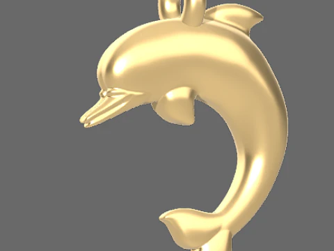 Dolphin pendant 3D Model