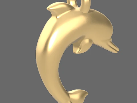 Dolphin pendant 3D Model