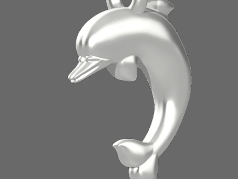 Dolphin pendant 3D Model