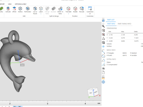Dolphin pendant 3D Model