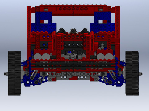 Lego Technic Car 3D Принт Модель