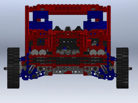 Lego Technic Car 3D Print Model