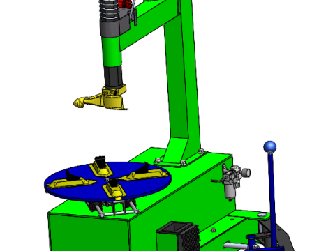 Tire changer Model 3D