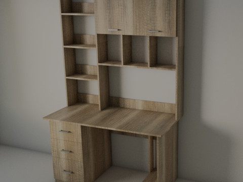 Computer table 3D Model