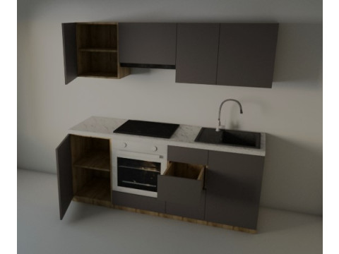 Kitchen furniture 3D Model