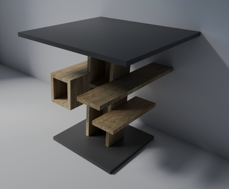 Bedside table 3D Model .c4d .max .obj .3ds .fbx .stl .blend 