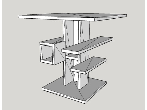 Bedside table 3D Model