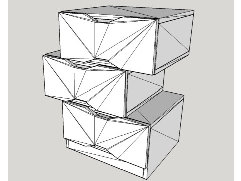 Bedside table Model 3D