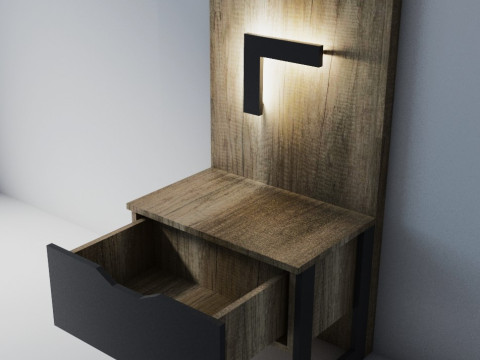 Bedside table 3D Model