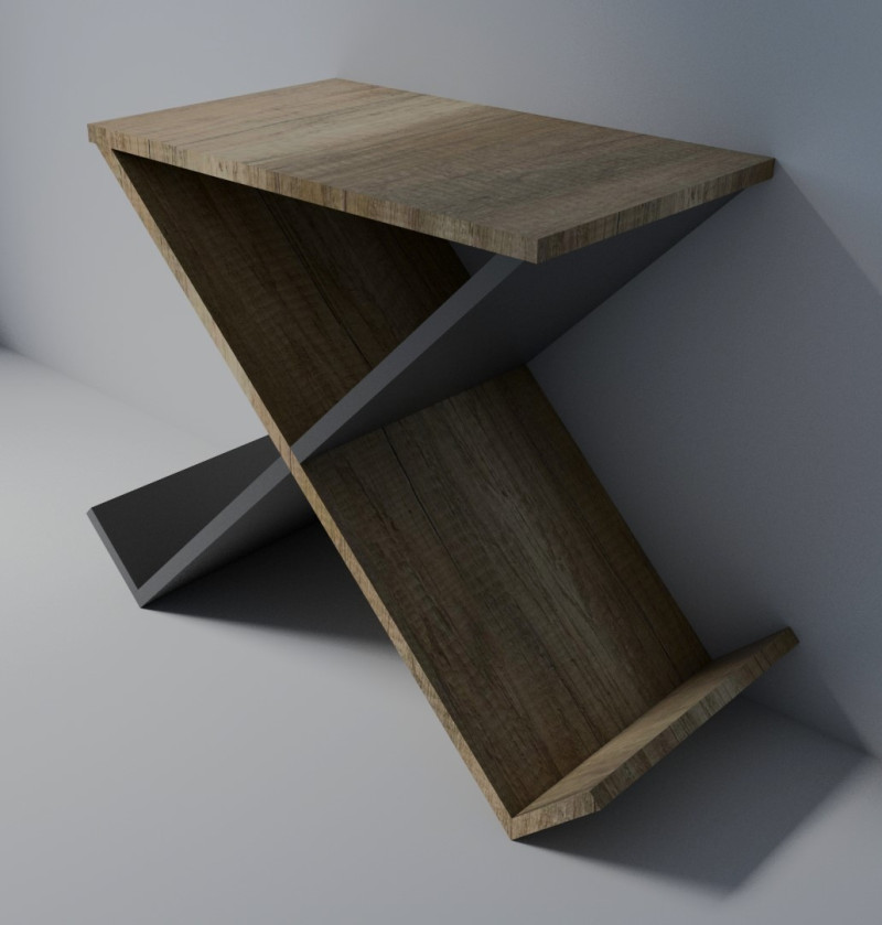 Bedside table 3D Model .c4d .max .obj .3ds .fbx .stl .blend 