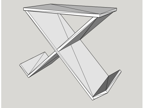 Bedside table 3D Model