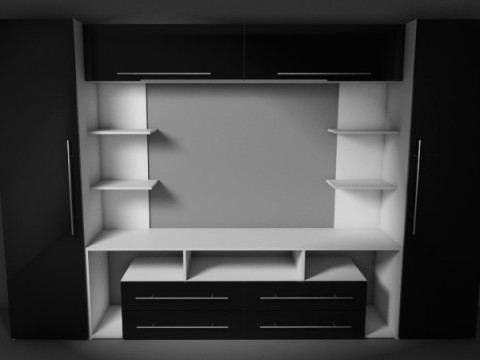 Furniture in the living room 3D Model