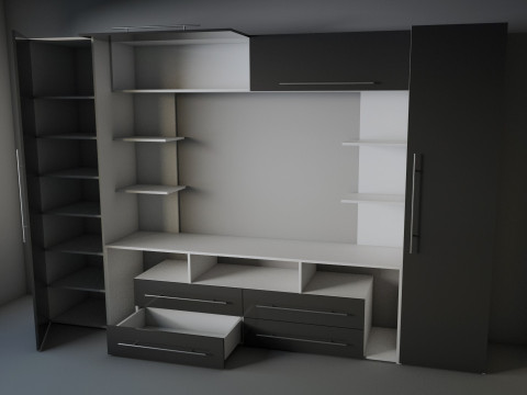 Furniture in the living room 3D Модель