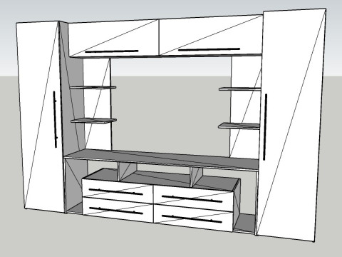 Furniture in the living room 3D Модель
