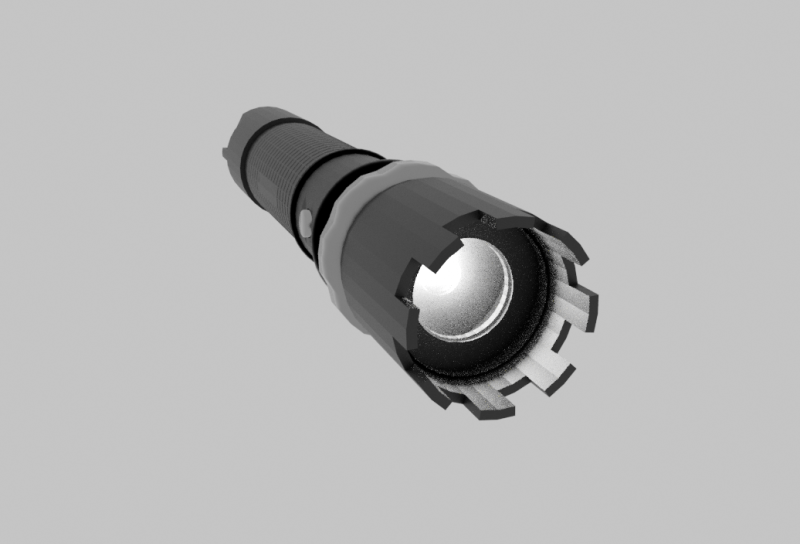 Flashlight Modèle 3D .c4d .max .obj .3ds .fbx .stl .blend 