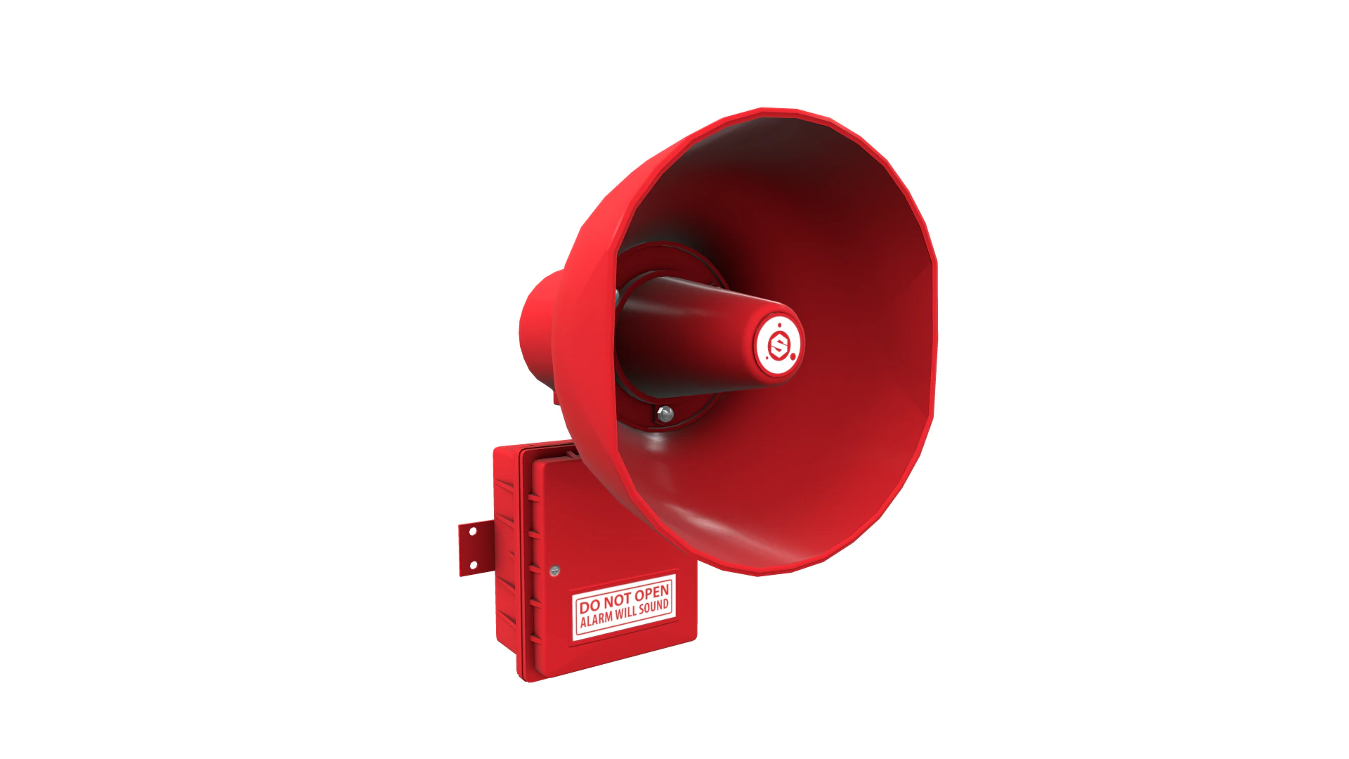 Fire Alarm Siren 3D Model .c4d .max .obj .3ds .fbx .stl .blend 