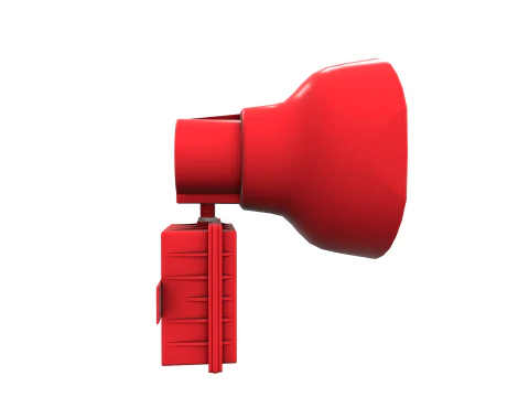 Fire Alarm Siren 3D Model