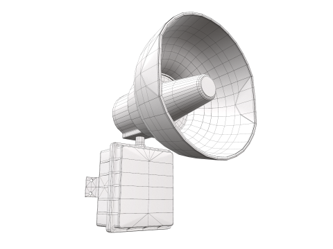 Fire Alarm Siren Modelo 3D