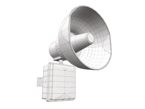 Fire Alarm Siren 3D Model