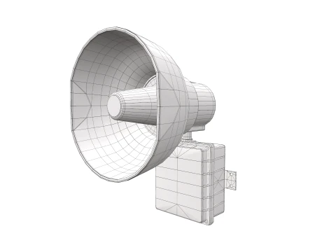 Fire Alarm Siren 3D Model