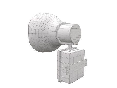 Fire Alarm Siren Modelo 3D