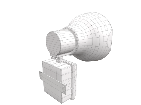Fire Alarm Siren Modelo 3D