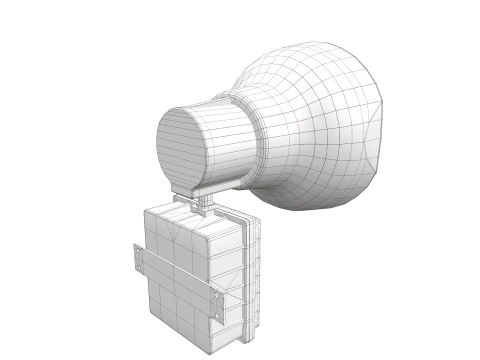 Fire Alarm Siren 3D Model