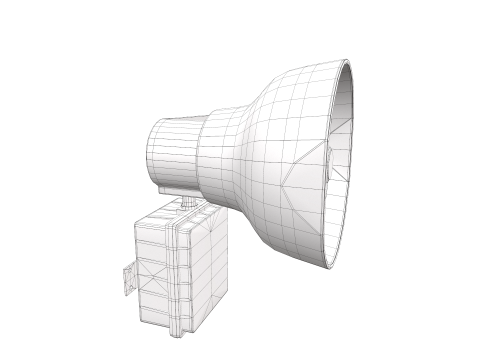 Fire Alarm Siren Modelo 3D