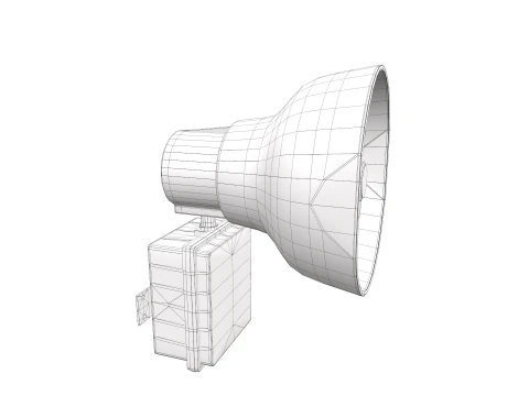 Fire Alarm Siren 3D Model