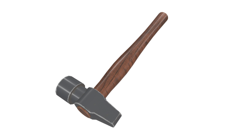 Hammer 3D Модель .c4d .max .obj .3ds .fbx .stl .blend 