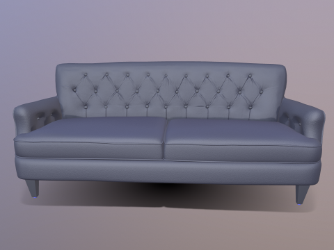 Chesterfield Sofa 3D-Modell