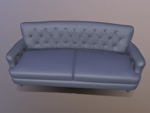 Chesterfield Sofa 3D Model