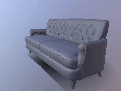 Chesterfield Sofa 3D Model