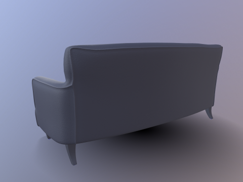 Chesterfield Sofa 3D मॉडल